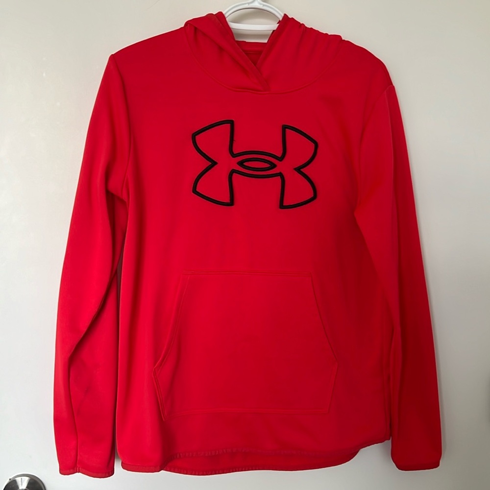 Pink Under Armour hoodie